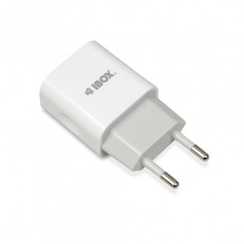 Ładowarka sieciowa IBOX C-35 1A WHITE ILUC35W (USB; kolor biały)-1189261