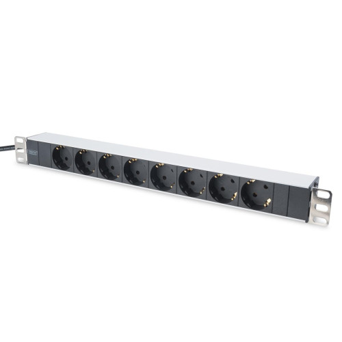 Listwa RACK DIGITUS DN-95401 (8 x UTE; 16 A; 2m; kolor czarny)-11898838