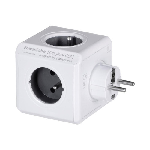 Allocacoc Przedłużacz PowerCube Original USB Grey-1190103