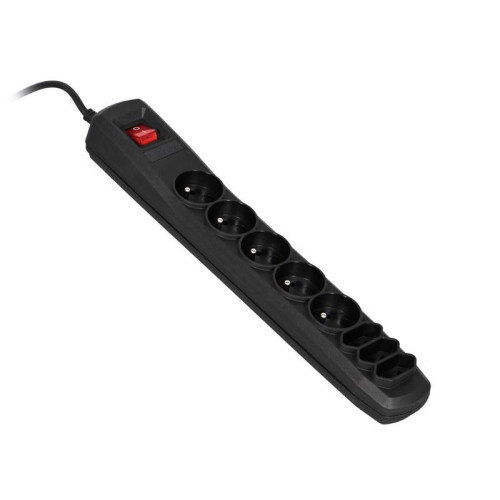 Listwa przeciwprzepięciowa Activejet APN-8g/1,5m-BK (3 x Typ C, 5 x UTE; 10 A; 1,5m; kolor czarny)-534656