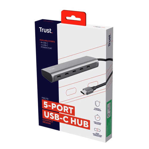 Trust HALYX 5 Portowy USB-C HUB-11954731