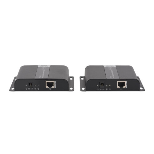 Extender HDMI IP/Cat.5/6/7 120m 4K 30Hz UHD PoEHDCP 1.4 IR audio (zestaw)-12001133