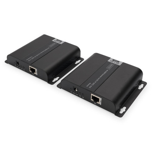 Extender HDMI IP/Cat.5/6/7 120m 4K 30Hz UHD PoEHDCP 1.4 IR audio (zestaw)-12001134