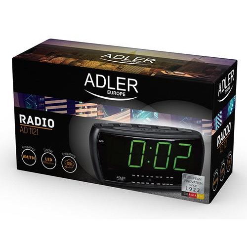 Radiobudzik Adler (kolor czarny)-1208109