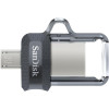 Pendrive SanDisk Ultra Dual Drive M3.0 SDDD3-032G-G46 (32GB; microUSB, USB 3.0; kolor szary)-1216458