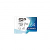 Karta pamięci Silicon Power microSDXC Superior Pro 64GB V30 UHS-1 U3 A1 + ADAPTER microSD-SD (SP064GBSTXDU3V20AB)-121736