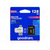 Karta pamięci z adapterem i czytnikiem kart GoodRam All in one M1A4-1280R12 (128GB; Class 10; Adapter, Czytnik kart MicroSDHC, Karta pamięci)-1217483
