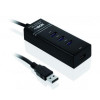 Hub IBOX USB 3.0 CZARNY 4-PORTY IUH3FB (4x USB 3.0; kolor czarny)-1218512
