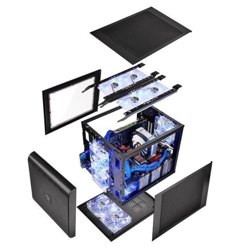 Obudowa Thermaltake Core V21 CA-1D5-00S1WN-00 (Micro ATX, Mini ITX; kolor czarny)-1210582