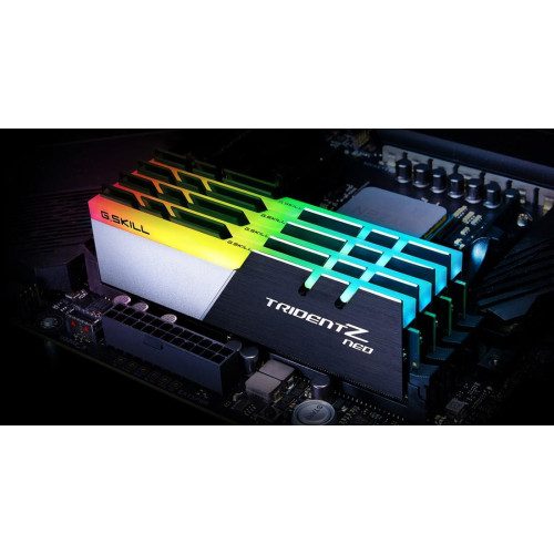Zestaw pamięci G.SKILL TridentZ Neo AMD RGB F4-3600C16D-32GTZNC (DDR4 DIMM; 2 x 16 GB; 3600 MHz; CL16)-1214592
