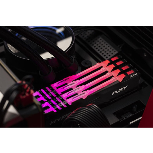 Zestaw pamięci Kingston HyperX FURY RGB HX432C16FB3AK4/32 (DDR4; 4 x 8 GB; 3200 MHz; CL16)-1215104