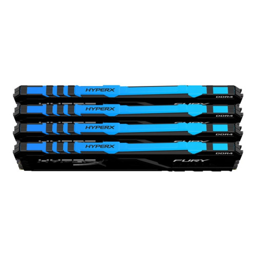 Zestaw pamięci Kingston HyperX FURY RGB HX426C16FB3AK4/32 (DDR4 DIMM; 4 x 8 GB; 2666 MHz; CL16)-1215262