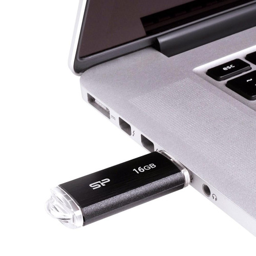 Pendrive Silicon Power Ultima U02 16GB USB 2.0 kolor czarny (SP016GBUF2U02V1K)-1215854
