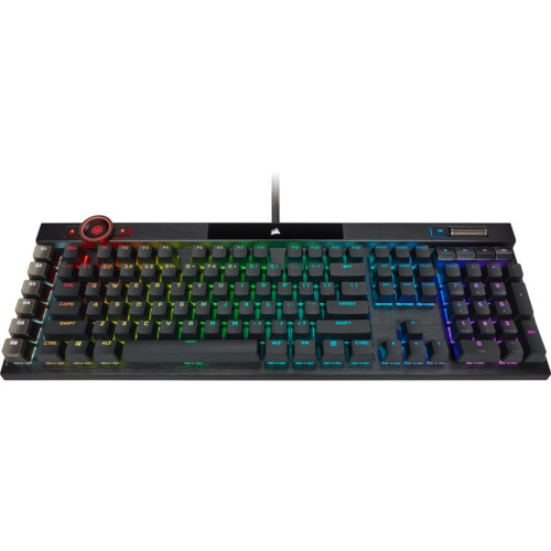 Klawiatura Gamingowa Corsair K100 RGB, Corsair OPX, LED RGB - Czarna-12160170