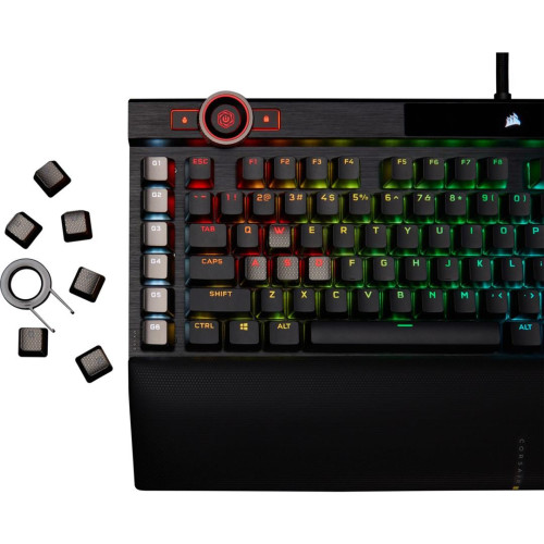 Klawiatura Gamingowa Corsair K100 RGB, Corsair OPX, LED RGB - Czarna-12160176