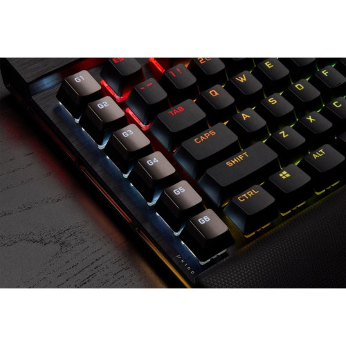 Klawiatura Gamingowa Corsair K100 RGB, Corsair OPX, LED RGB - Czarna-12160178