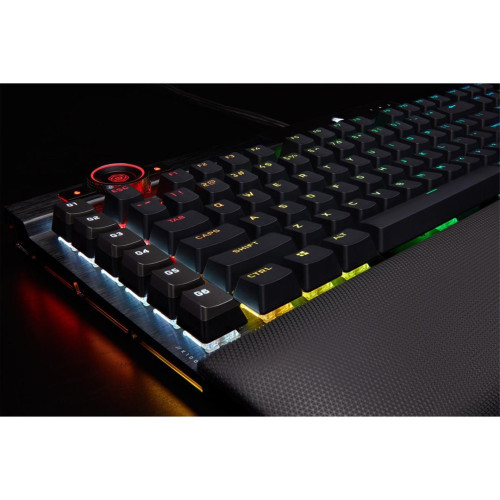 Klawiatura Gamingowa Corsair K100 RGB, Corsair OPX, LED RGB - Czarna-12160180