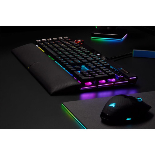 Klawiatura Gamingowa Corsair K100 RGB, Corsair OPX, LED RGB - Czarna-12160181
