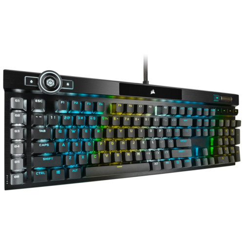 Klawiatura Gamingowa Corsair K100 RGB, Corsair OPX, LED RGB - Czarna-12160190