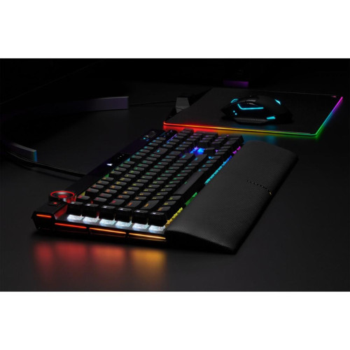 Klawiatura Gamingowa Corsair K100 RGB, Corsair OPX, LED RGB - Czarna-12160199