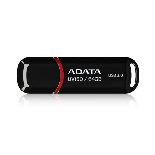 Pendrive ADATA UV150 AUV150-64G-RBK (64GB; USB 3.0; kolor czarny)-1216086