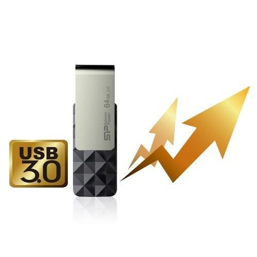 Pendrive Silicon Power Blaze B30 64GB USB 3.1 kolor czarny (SP064GBUF3B30V1K)-1216116