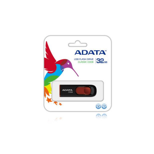 Pendrive ADATA C008 AC008-32G-RKD (32GB; USB 2.0; kolor czarny)-1216155
