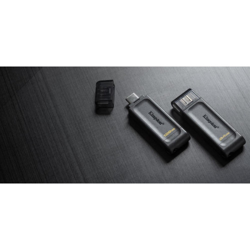 KINGSTON FLASH 128GB USB-C 3.2 Gen1 DataTraveler 70-1216176