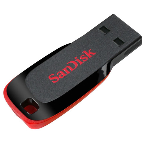 Pendrive SanDisk Cruzer Blade SDCZ50-064G-B35 (64GB; USB 2.0; kolor czarny)-1216399