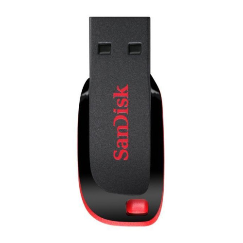 Pendrive SanDisk Cruzer Blade SDCZ50-128G-B35 (128GB; USB 2.0; kolor czarny)-1216438