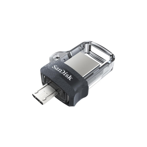 Pendrive SanDisk Ultra Dual Drive M3.0 SDDD3-032G-G46 (32GB; microUSB, USB 3.0; kolor szary)-1216456