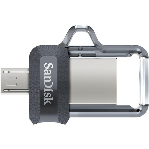 Pendrive SanDisk ULTRA SDDD3-128G-G46 (128GB; microUSB, USB 3.0; kolor szary)-1216747