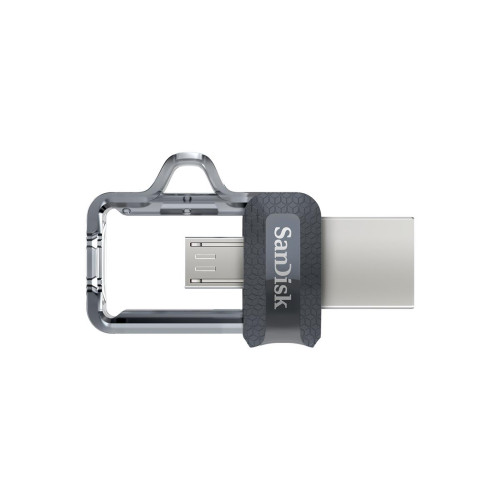 Pendrive SanDisk ULTRA SDDD3-128G-G46 (128GB; microUSB, USB 3.0; kolor szary)-1216752