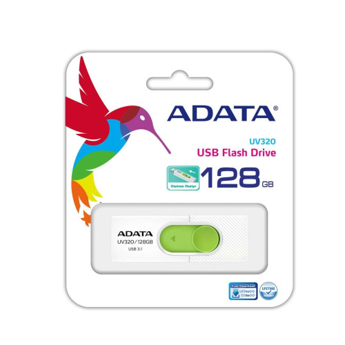 Pendrive ADATA UV320 AUV320-128G-RWHGN (128GB; USB 3.0; kolor biały)-1217012