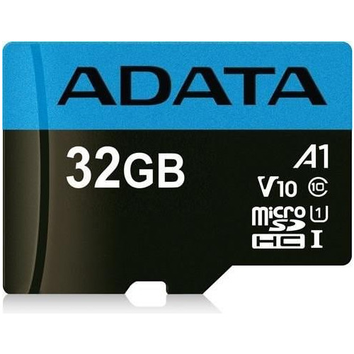 Karta pamięci z adapterem ADATA Premier AUSDH32GUICL10A1-RA1 (32GB; Class 10, V10; + adapter)-555769