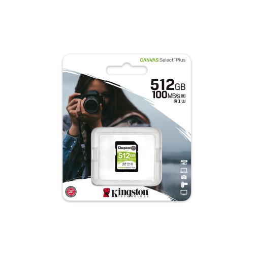 Karta pamięci Kingston Canvas Select Plus SDS2/512GB (512GB; Class U3, V30; Karta pamięci)-1217254