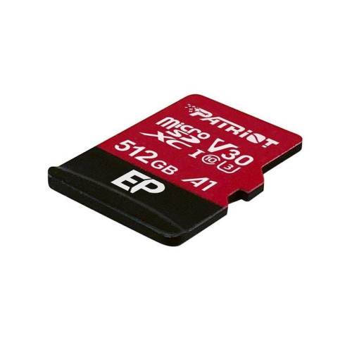 Karta pamięci z adapterem Patriot Memory EP Pro PEF512GEP31MCX (512GB; Class 10, Class A1, Class U3, V30; Adapter, Kart