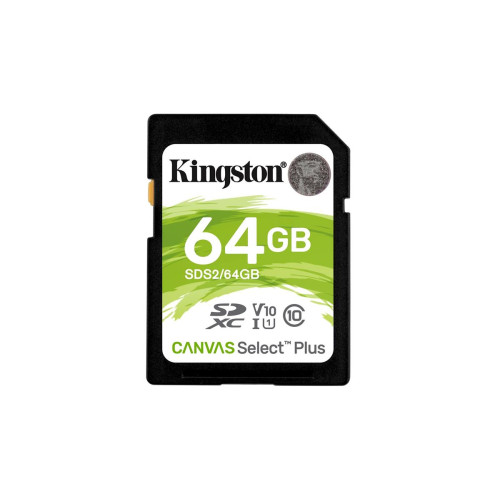 Karta pamięci Kingston Canvas Select Plus SDS2/64GB (64GB; Class U1, V10; Karta pamięci)-1217409
