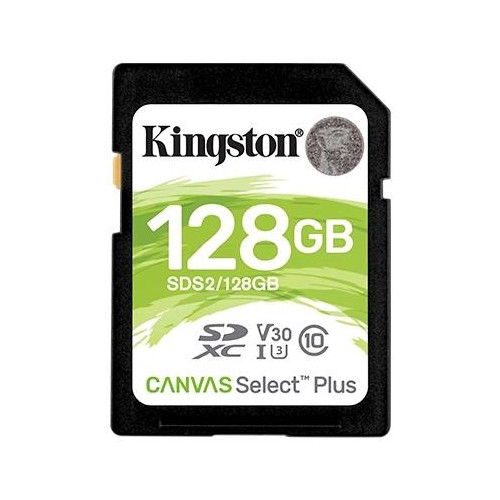 Karta pamięci Kingston Canvas Select Plus SDS2/128GB (128GB; Class U3, V30; Karta pamięci)-1217414