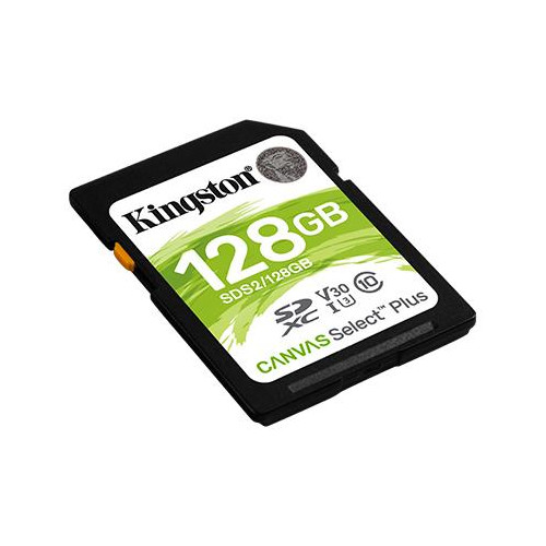 Karta pamięci Kingston Canvas Select Plus SDS2/128GB (128GB; Class U3, V30; Karta pamięci)-1217415