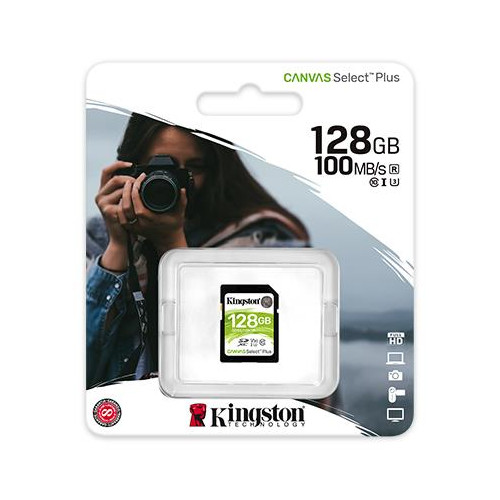 Karta pamięci Kingston Canvas Select Plus SDS2/128GB (128GB; Class U3, V30; Karta pamięci)-1217416