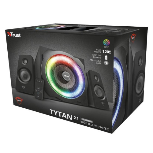 Zestaw głośników TRUST GXT 629 Tytan 2.1 RGB Black-1218234