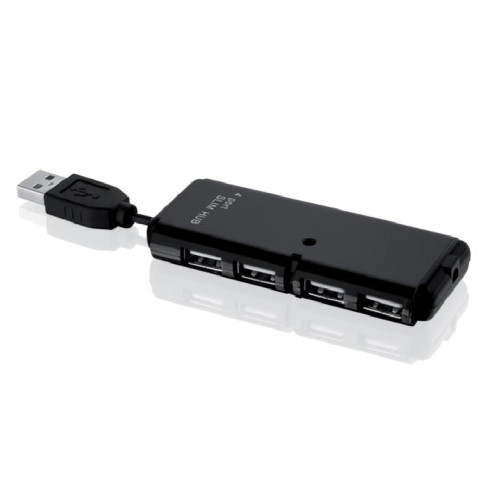 Hub IBOX USB 2.0 4-PORTY CZARNY IUHT008C (4x USB 2.0; kolor czarny)-1218523