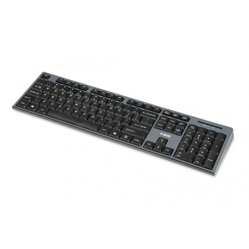 Zestaw klawiatura + mysz IBOX DESKTOP PRO KIT IKMS606W (USB 2.0; (US); kolor czarny; optyczna; 1200 DPI)-1219452