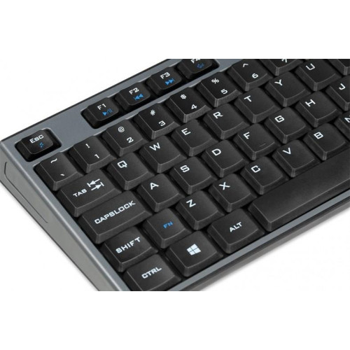 Zestaw klawiatura + mysz IBOX DESKTOP PRO KIT IKMS606W (USB 2.0; (US); kolor czarny; optyczna; 1200 DPI)-1219455