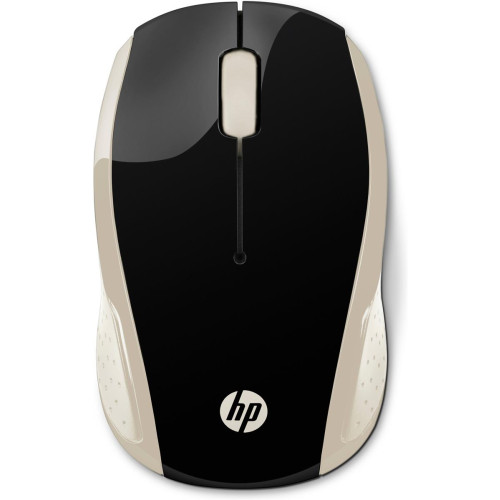 Mysz HP Wireless Mouse 200 Silk Gold bezprzewodowa czarno-złota 2HU83AA-1219677