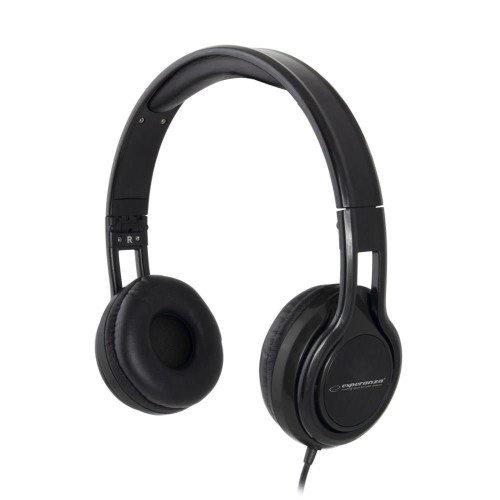Słuchawki z mikrofonem Esperanza SERENADE EH211K (kolor czarny)-1221434