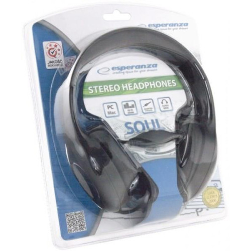 Słuchawki Esperanza Soul EH138K (kolor czarny)-1221475