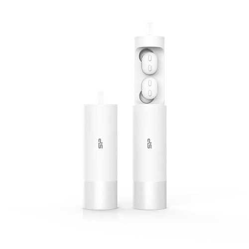 Słuchawki bezprzewodowe Silicon Power Blast Plug BP81 Bluetooth 5.0 IPX5 kolor biały (SP5MWASYBP81BT0W)-1221872
