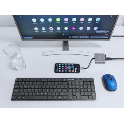 NATEC MULTI PORT FOWLER MINI (USB-C PD, USB 3.0, HDMI 4K) NMP-1607-1222120